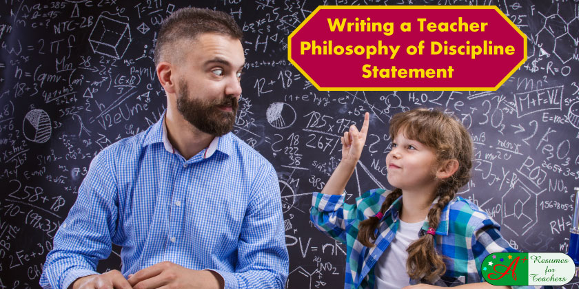 writing a teacher philosophy of discipline statement