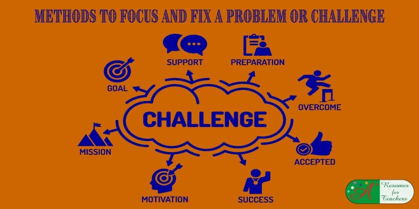 Methods to Focus and Fix a Problem or Challenge