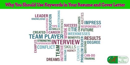 why you should use keywords in your resume and cover letter