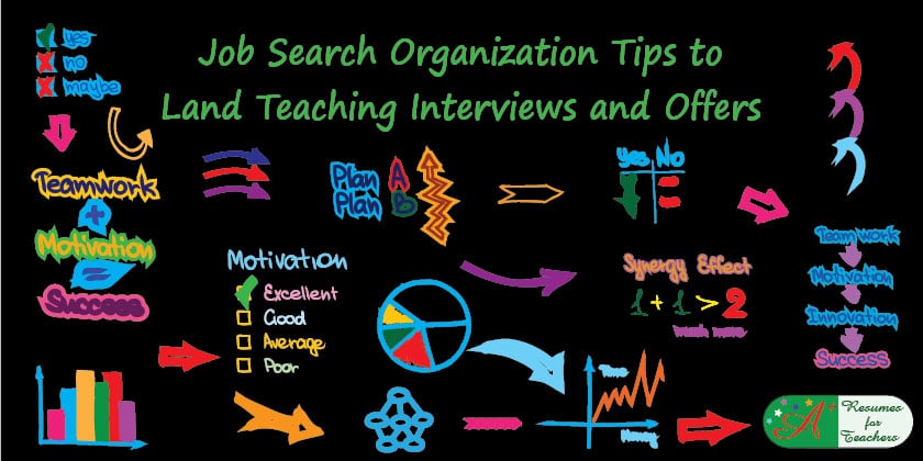 Job Search Organization Tips to Land Teaching Interviews and Offers