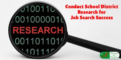 Conduct School District Research for Job Search Success
