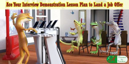 ace your interview demonstration lesson plan to land a job offer