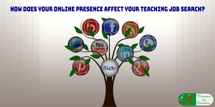 How does your online presence affect your job search?