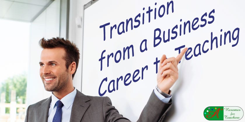 transition from a business career to teaching