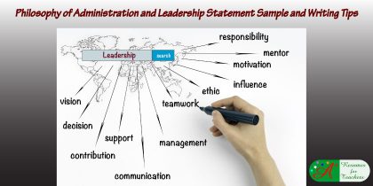 philosophy of administration and leadership statement sample and writing tips