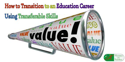 how to transition to an education career using transferable skills