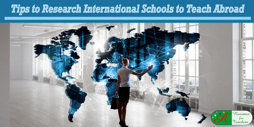 tips to research international schools to teach abroad