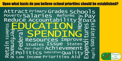 upon what basis do you believe school priorities should be established?