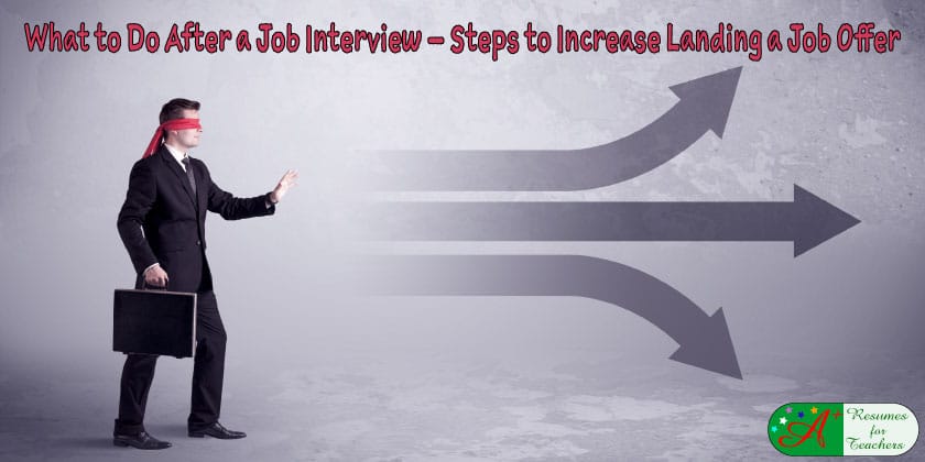 what to do after a job interview steps to increase landing a job offer