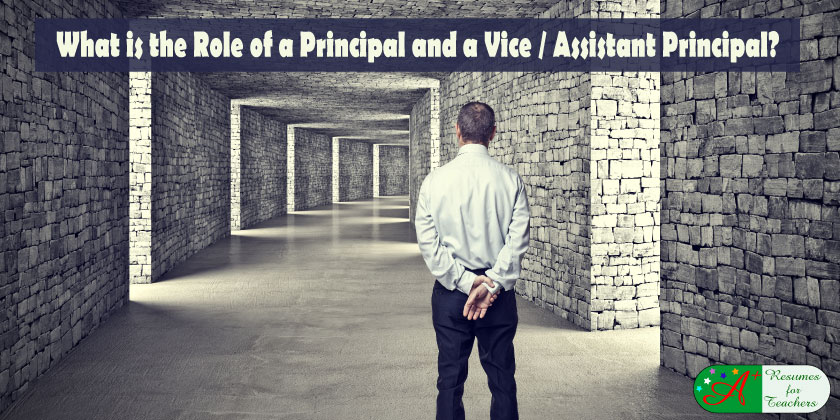what is the role of a principal and a vice assistant principal?