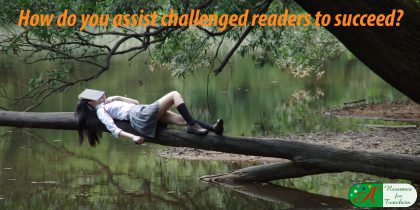 how do you assist challenged readers to succeed