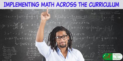 implementing math across the curriculum