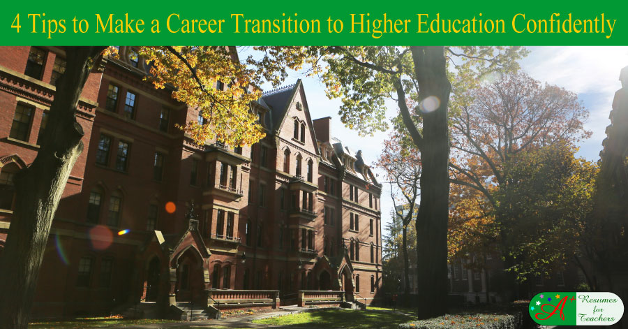 4 tips to make a career transition to higher education confidently