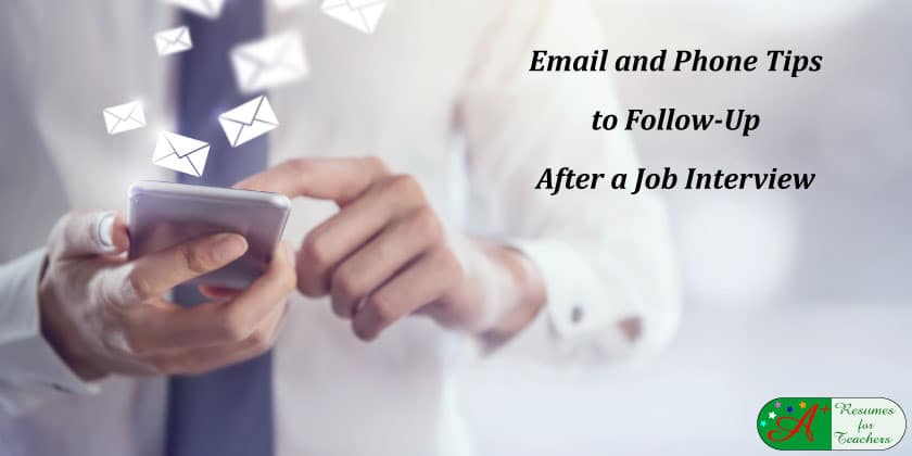 Email and Phone Tips to Follow-Up After a Job Interview
