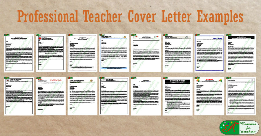 Sample Teacher Resumes and Cover Letters