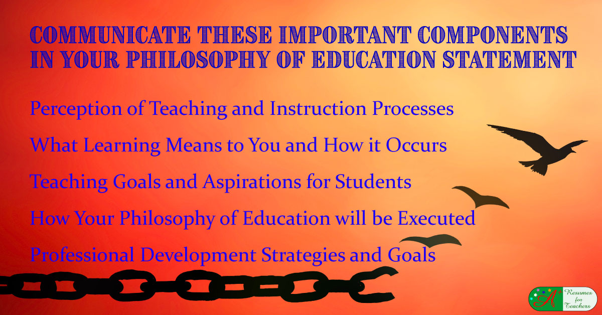 Philosophy of education essay