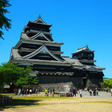 Kumamoto Castle located in Japan