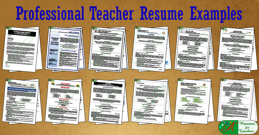 Sample Teacher Resumes and Cover Letters